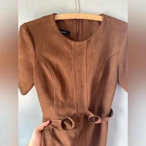 Velvet Brown Dress